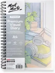 Mont Marte 110Gsm Premium Visual 60 Sheets Diary, A4 Size