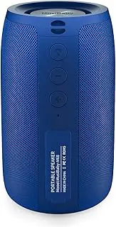 Bluetooth Speaker,MusiBaby Speakers,Outdoor, Portable,Waterproof,Wireless Speakers,Dual Pairing, Bluetooth 5.0,Loud Stereo,Booming Bass,1500 Mins Playtime for Home,Party (Blue, M68)