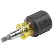 32561 Multi-Bit Screwdriver / Nut Driver, 6-in-1 Stubby Screwdriver with 2 Ph...