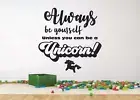 Always Be A Unicorn Quote Vinyl Wall Art Decal Decor Sticker For Home Room Walls