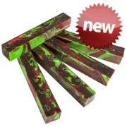 3/4" x 3/4" x 5" Pen Blank Froggy Burgundy Acrylester #43A