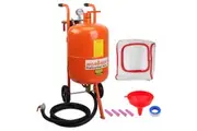40L Sandblasting Tank Portable Sand Grit Blaster Abrasive Gun Car Trucks