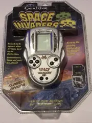 Vintage Excalibur SPACE INVADERS Electronic Game SEALED PULL TAB