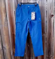 Women's HAIMONT RIP STOP Quick Dry HIKING PANTS Miflex ~ Royal Blue Size S NWT
