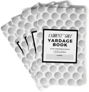 CADDENT Golf Yardage Book - Golf Journal & Log Book with Golf Club Yardage Ch...