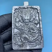 98gm Aletai iron meteorite dragon pendant SH0094