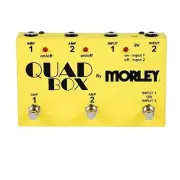 Morley Quad Box Guitar and Amp Switcher Controls 2 Guitars & 2 amps