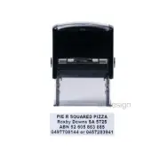 Personalised Self Inking Rubber Stamp Custom Business Name Address Small Size