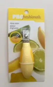 PROfreshionals Citrus Zester Stainless Steel Yellow