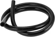 1 Piece for air and Water Silicone Vacuum Hose, high Temperature Automotive Vacuum Hose, 4 ft, 1/2 inch, 12 mm, ID, 3 mm Thick, Black Silicone