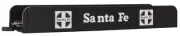 Bachmann Santa Fe Girder Bridge - E-Z Track� Assembled, Black, HO Scale