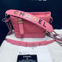 在飛比找PopChill優惠-[二手] Chanel 粉色小號流浪包（提把款）