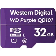 O-Western Digital WD Purple 32GB MicroSDXC Card Surveillance Camera Micro SD ...