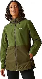 [REGATTA] Womens/Ladies Hamara IV Waterproof Jacket (UK Size: 12 UK) (Nephrite Green/Camo Green)