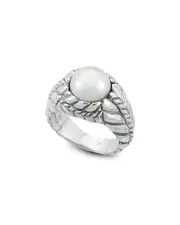 Samuel B Silver Pearl Ring