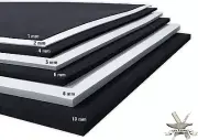 EVA Foam Cosplay - 1Mm (1Mm to 10Mm) - Black or White - 14" X 39" Sheet - Ultra