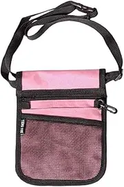 [OZSTOCK] Nurse Pouch Extra Pocket Quick Pick Vet Agecare Bag with Belt Strap (Pink)