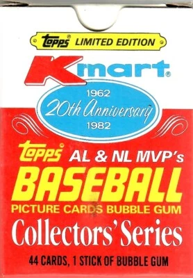 1982 Topps Baseball Card Kmart 20th Anniversary Factory Set Mantle Mays Aaron