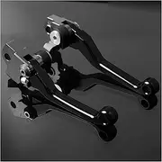 Handlebar Kits Motocross Dirt Bike Pivot Brake Clutch Levers Compatible with KT-MS 450XC-W 2014-2016 2014 2015 2016 (Color : Black)