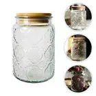 Dispenser Container Food Containers Plum Glass Jar Storage Transparent Cereal