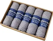 Soft Sock Yarn - Scarf Yarn Soft Alpaca Wool Crochet Thread | Fingering Sock Weight Yarn, Comfortable Thin Yarn for Family, Friends