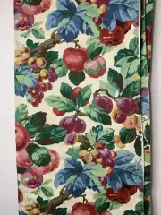 Schumacher Screen Print Linen Fabric Fruitage Colorful Summer Fruit 54”