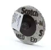 Scotch-Brite Roloc EXL Unitized Wheel, XL-UR, 2A Medium, TR, 2 in