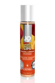 JO Peachy Lips Water based Flavoured Lubricant 1 Oz/30ml