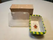 Temptations by Tara Mini Holiday Loaf Pan with Snowman and Gingerbread Man