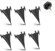 Replacement Stakes for Solar Ground Light, 6 Set Reinforced Plastic Ground Spike