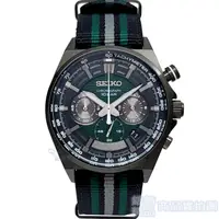 在飛比找蝦皮商城優惠-SEIKO 精工表 SSB411P1手錶 競速 運動 綠/黑