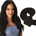 Sew In Hair Extensions 16 to 28inch Weave Remy Human Hair Weft Chocolate brown