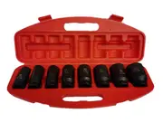 9pc 3/4" Deep Impact Socket Set, SAE, Imperial