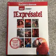 EXPRSATE!: TEACHER EDITION LEVEL 1 2006 By Rinehart And Winston Holt - Hardcover