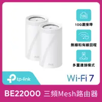 在飛比找momo購物網優惠-【TP-Link】二入組-Deco BE85 WiFi 7 