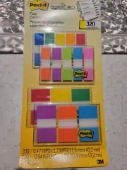 New Post-it Flags Assorted Color Combo Pack, ( 320 Flags )