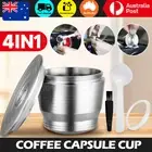 Stainless Steel Coffee Capsule Cup Reusable Refillable Pod For Nespresso Machine