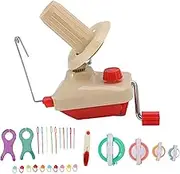 Baxnore 28PCS Yarn Winder, Hand Operated Yarn Ball Winder Set, Yarn String Winder with Knitting Accessories, Crocheting Wool Winder for Yarn Storage Crocheting