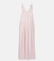 Ganni Satin maxi dress