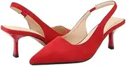 [HOBTEC] Pointed Toe Sandals Slingback Kitten Heel Pointed Toe Pumps