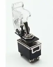 Safety Toggle Switch DPST 20 Amp "Transparent"