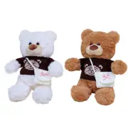 1x Teddy Bear Plush Toys Decorative Stuffed Animal Pillow Clothes Removable