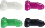 4 Pack Prank Valve Stem Cap, Pennis Tyre Valve Caps, Tire Cap Luminous Stem Cap, Great for Pranks Bachelorette Parties Dust_Cover fits Cars, Trucks, Bikes, Motorcycles, Bicycles