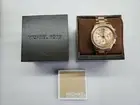 MICHAEL KORS BRINKLEY CHRONOGRAPH DATE ROSE GOLD ST.ST. WOMEN'S WATCH MK6204 NEW