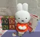 Dona日貨 日本正版 Miffy米菲米飛兔米飛橘色經典洋裝坐坐系列 娃娃/玩偶/擺飾 C66