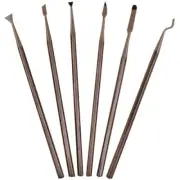 6 Pc. Wax Carving Set- Steel Craft, Hobby Tools, Design Smooth