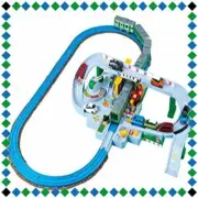 TAKARA TOMY Plarail Let's play with Tomica! Kankan crossing set