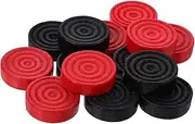 WESIEVYA 24pcs Pieces Checked Checker Accessories Chessboard Chess Wooden Checkers Wood Checkers Wood Chess Game Accessory Chessboard Accessories Chess Replacement