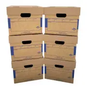 UBMOVE Office Moving & Storage Boxes (6 Pack) Miracle File Moving Boxes