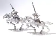 Undead Mounted Wraiths X2 28mm Metal Unpainted